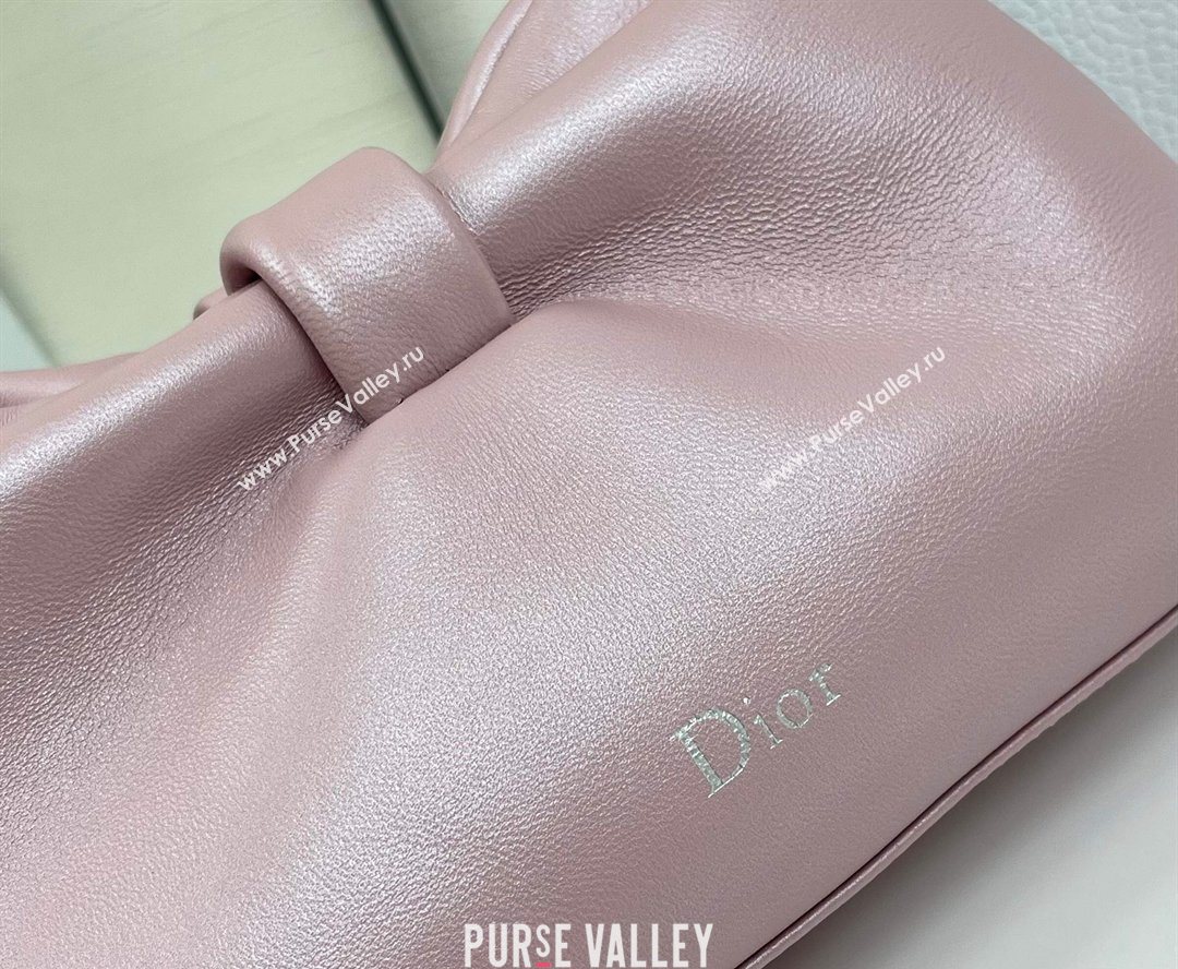 Dior Bow Small Bag in Lambskin Leather Pink2 2026 0715PUQO (XXG-260124041)