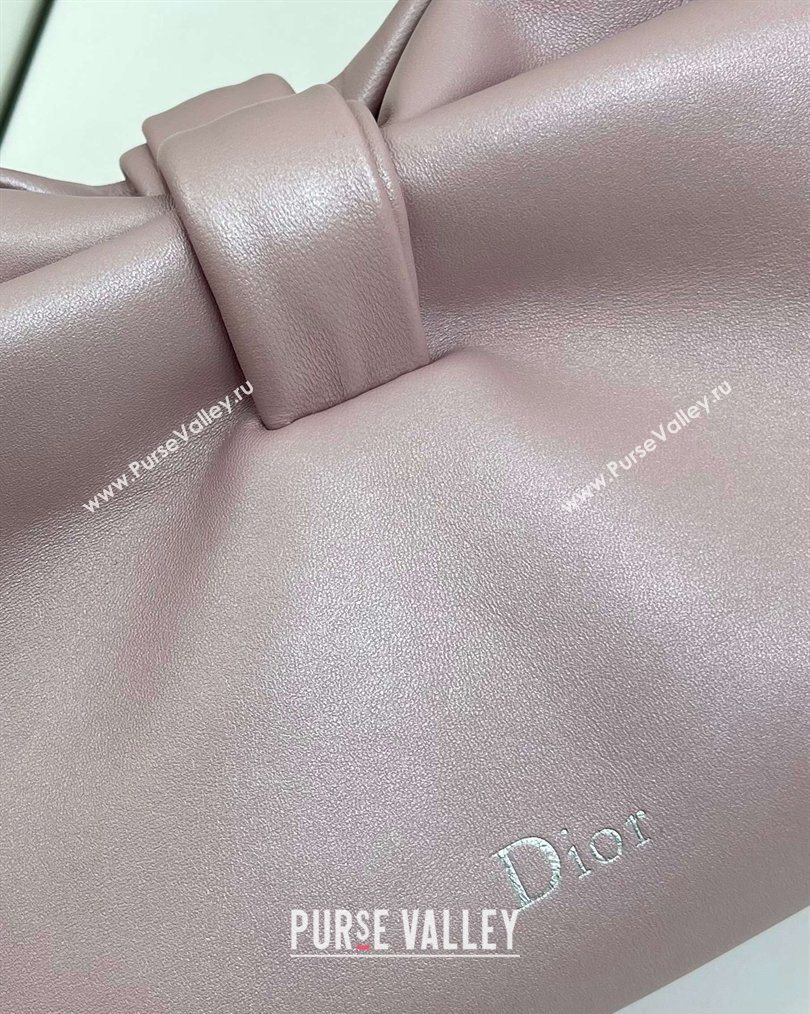Dior Bow Medium Bag in Lambskin Leather Pink 2026 0715PUQO (XXG-260124042)