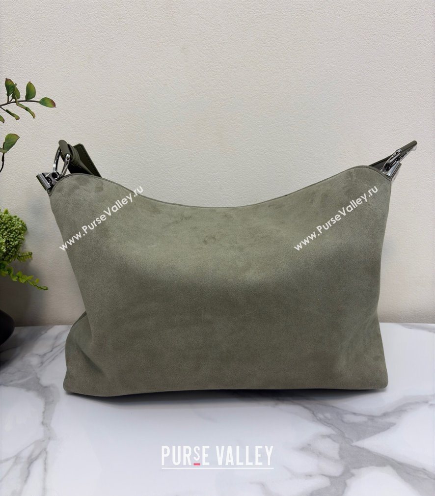Dior Suede Large Shoulder Bag Green 2026 L1926 (BF-260124020)