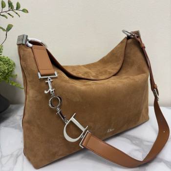 Dior Suede Large Shoulder Bag Camel 2026 L1926 (BF-260124021)