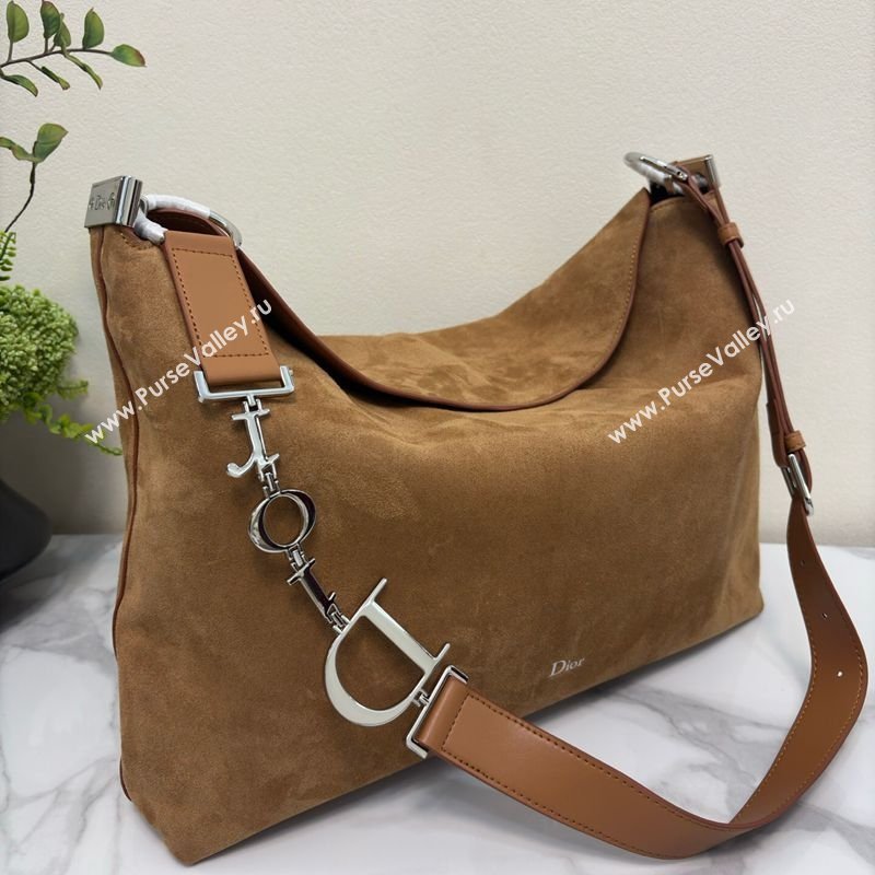 Dior Suede Large Shoulder Bag Camel 2026 L1926 (BF-260124021)