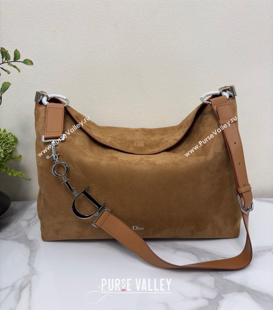 Dior Suede Large Shoulder Bag Camel 2026 L1926 (BF-260124021)