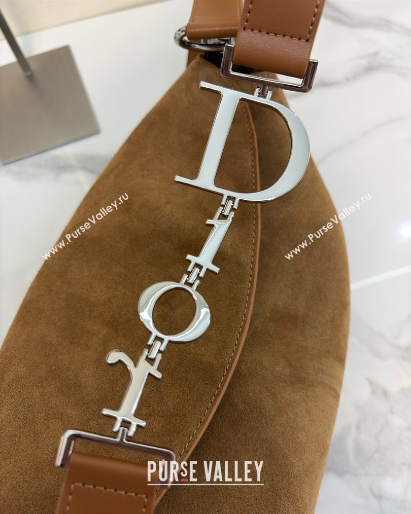 Dior Suede Large Shoulder Bag Camel 2026 L1926 (BF-260124021)
