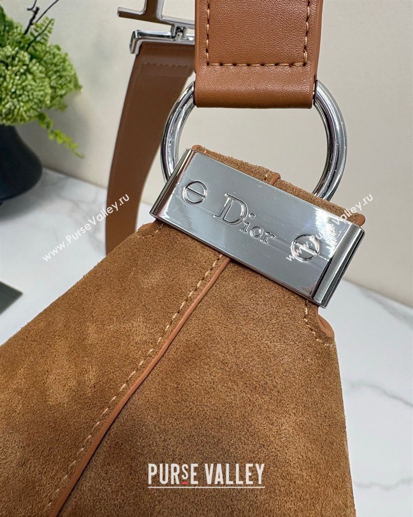 Dior Suede Large Shoulder Bag Camel 2026 L1926 (BF-260124021)