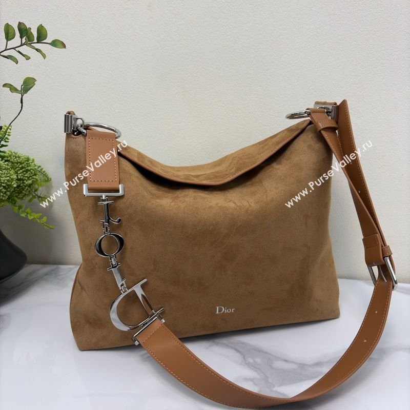Dior Suede Medium Shoulder Bag Camel 2026 M1927 (BF-260124018)