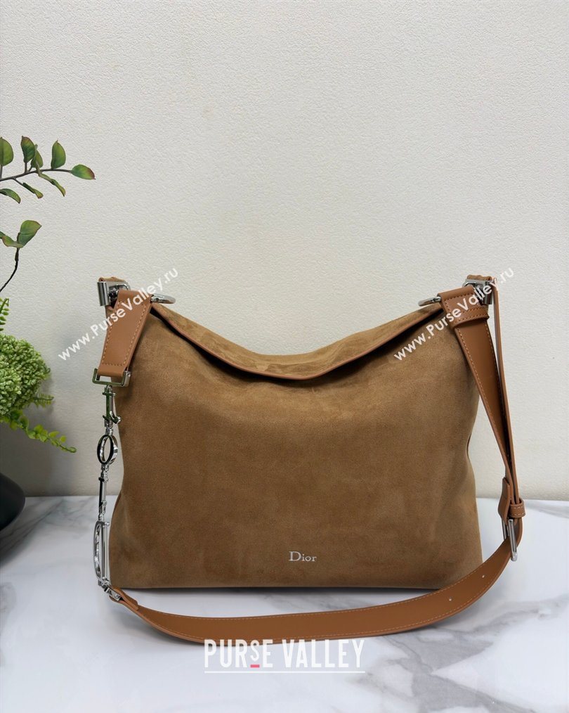Dior Suede Medium Shoulder Bag Camel 2026 M1927 (BF-260124018)