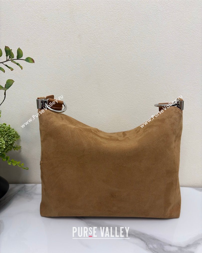 Dior Suede Medium Shoulder Bag Camel 2026 M1927 (BF-260124018)