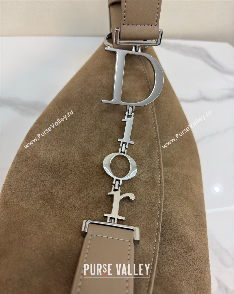 Dior Suede Medium Shoulder Bag Camel 2026 M1927 (BF-260124018)