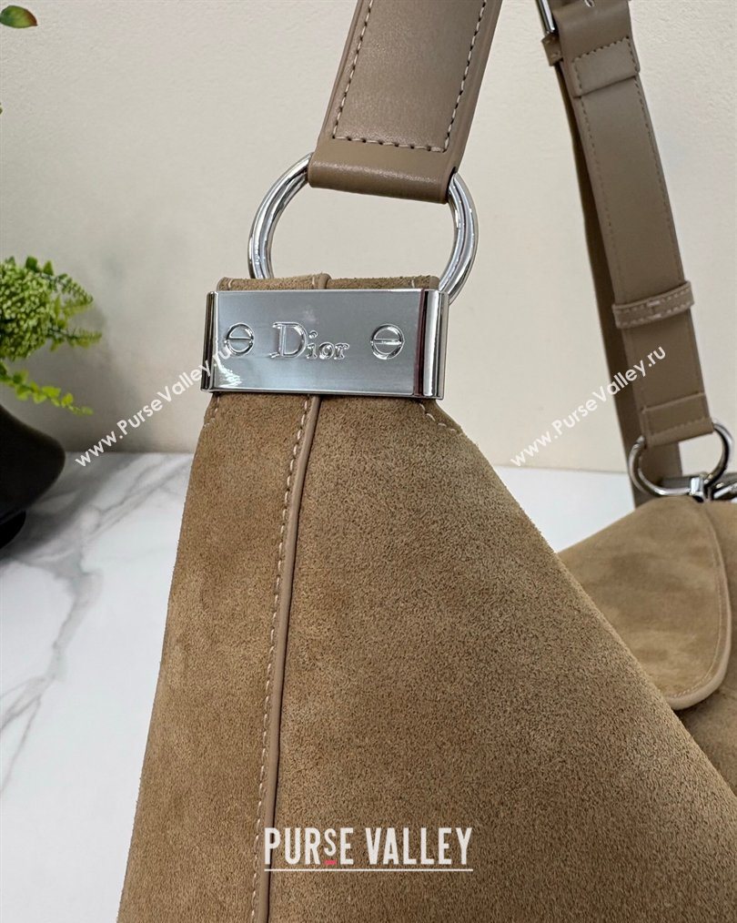 Dior Suede Medium Shoulder Bag Camel 2026 M1927 (BF-260124018)