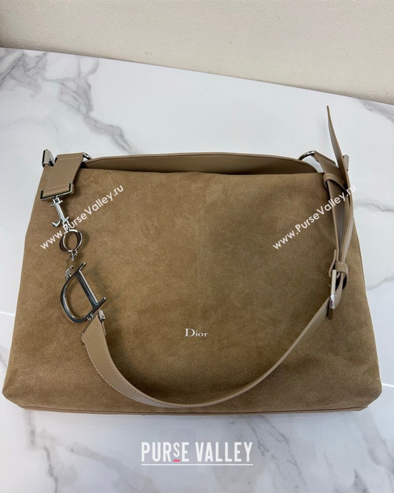 Dior Suede Medium Shoulder Bag Camel 2026 M1927 (BF-260124018)