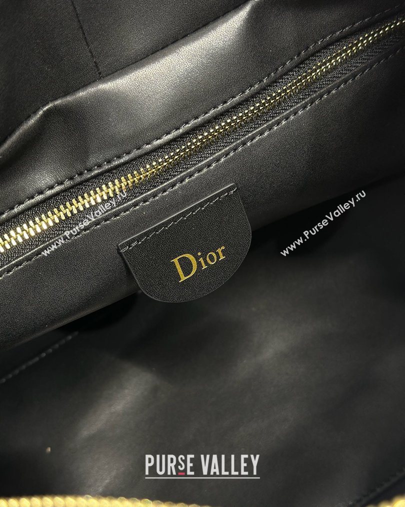 Dior Lady Dior Large Top Handle Bag in Cannage Suede Black 2026 1441L (BF-260124059)