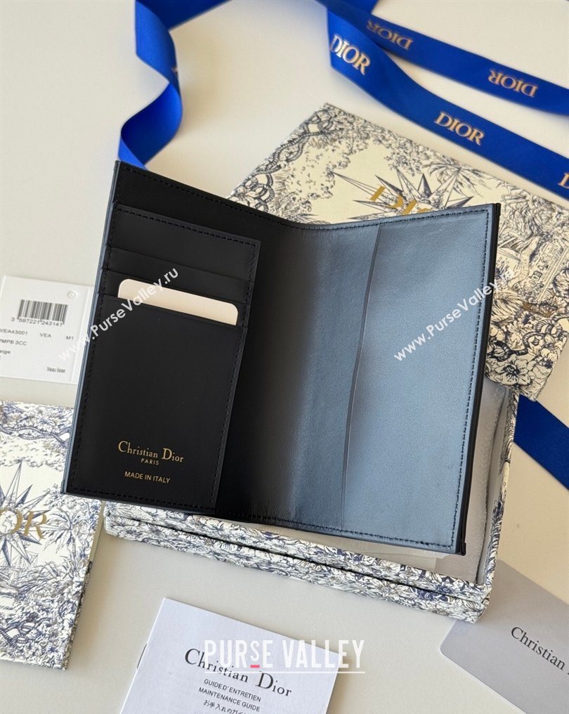 Dior 30 Montaigne Passport Holder in Oblique Jacquard Beige 2026 DR012607 (XXG-260126091)