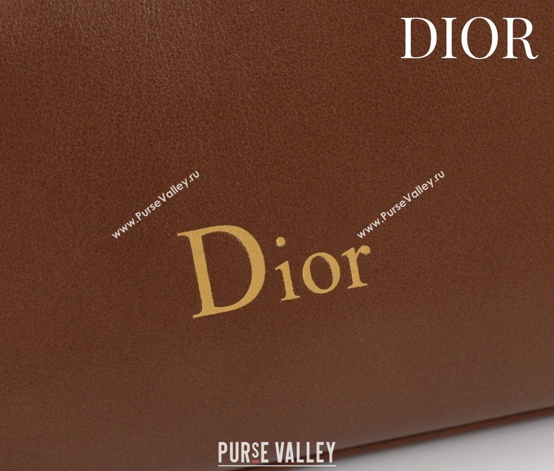 Dior Bow Small Bag in Lambskin Leather Dark Brown 2026 0714S (XXG-260124047)