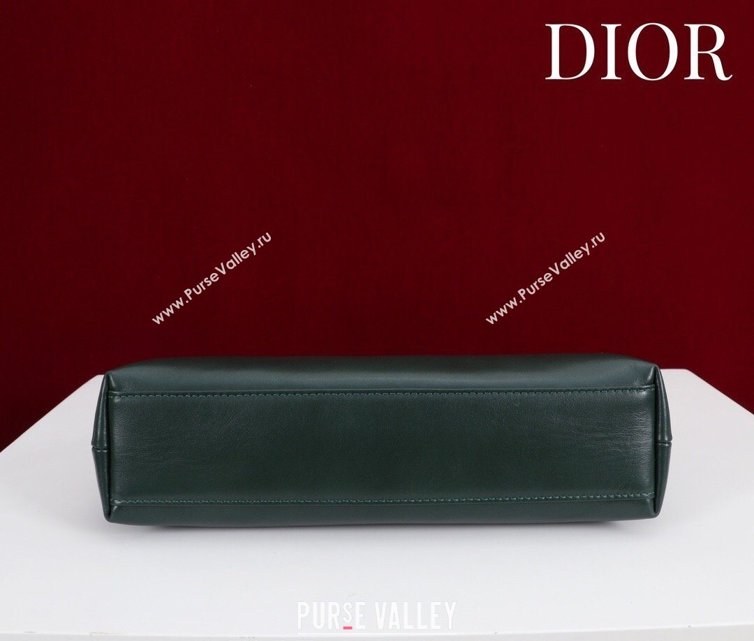Dior Bow Small Bag in Lambskin Leather Dark Green 2026 0714S (XXG-260124048)