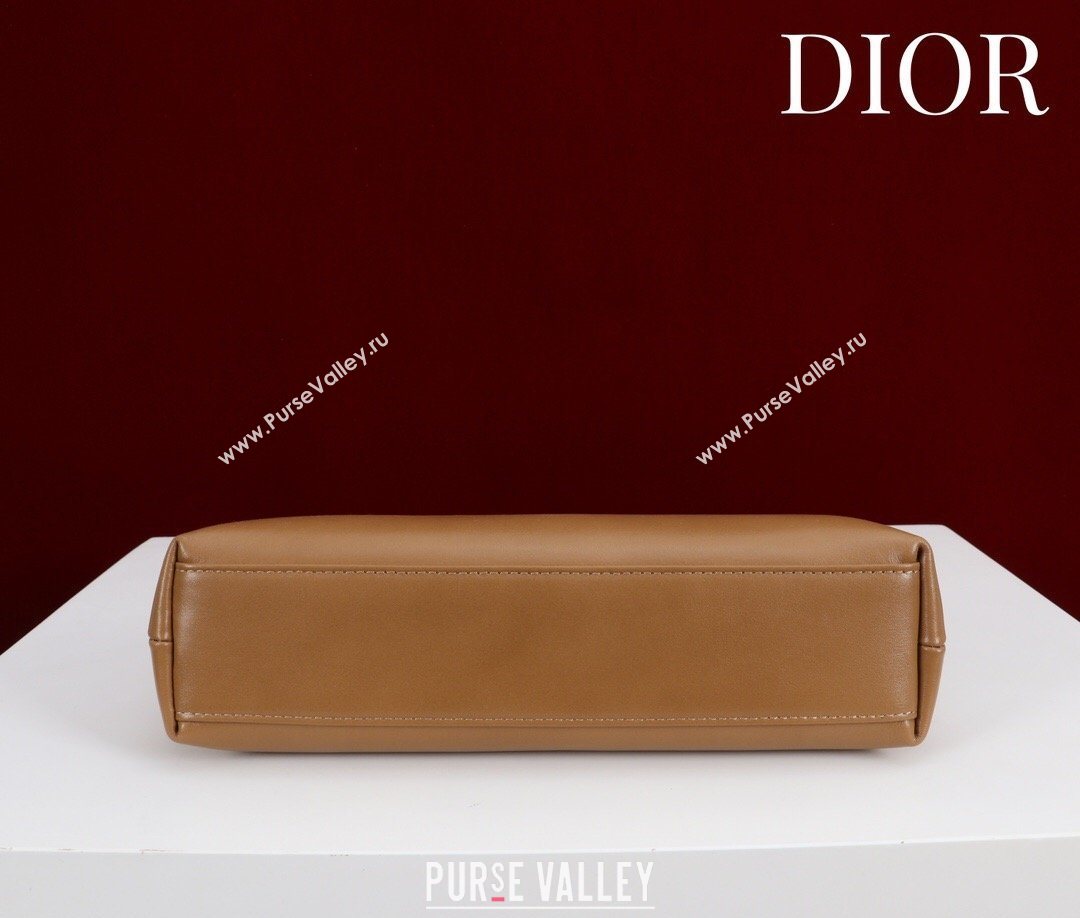 Dior Bow Small Bag in Lambskin Leather Brown2 2026 0714S (XXG-260124053)