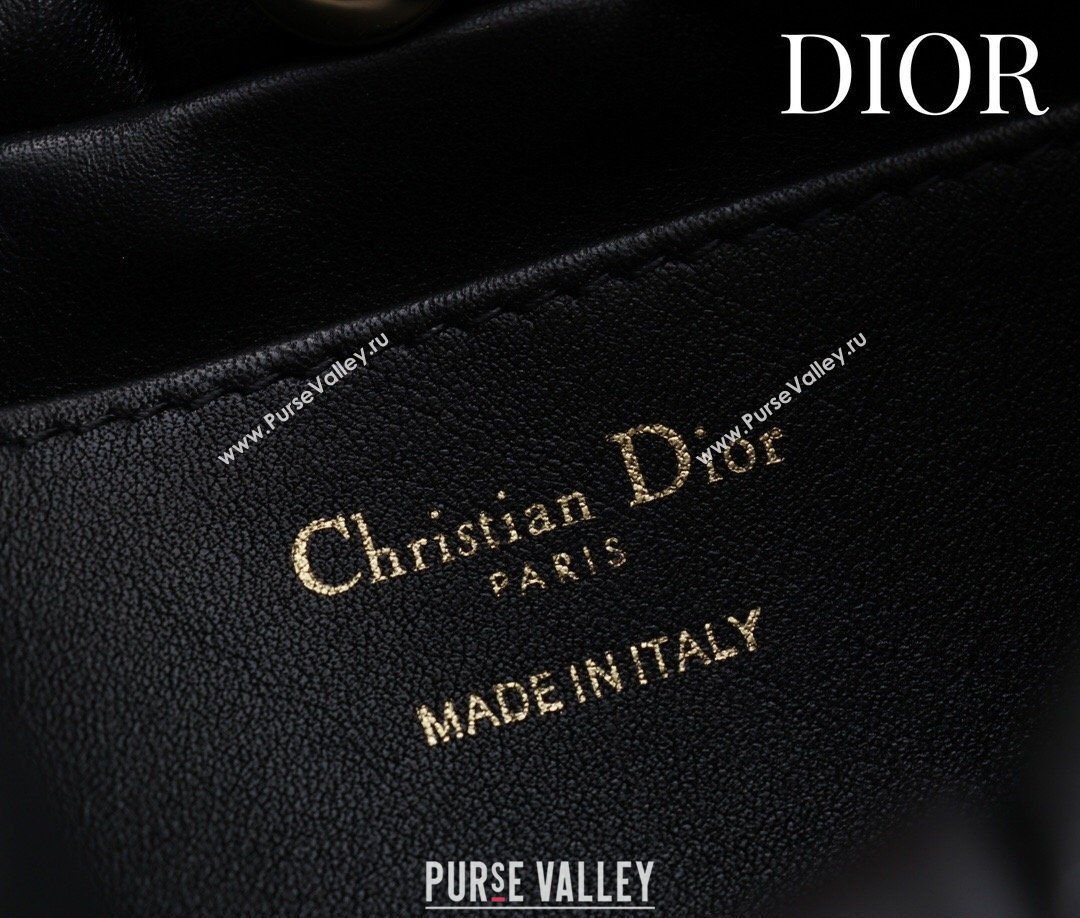 Dior Bow Small Bag in Lambskin Leather Black 2026 0714S (XXG-260124065)