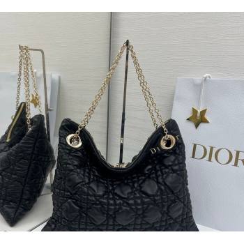 Dior Cannage - Quilted Leather Tote Bag Black 2026 DR012601 (XXG-260126001)
