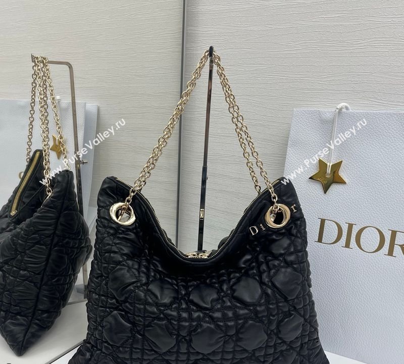 Dior Cannage - Quilted Leather Tote Bag Black 2026 DR012601 (XXG-260126001)