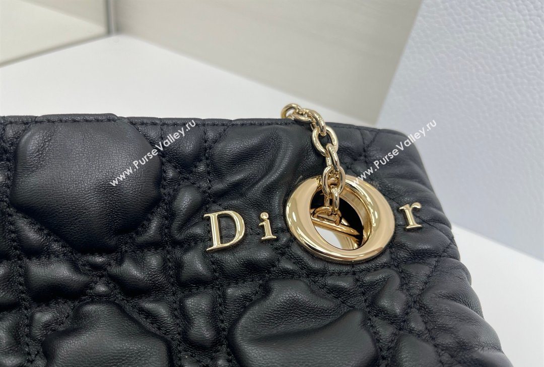 Dior Cannage - Quilted Leather Tote Bag Black 2026 DR012601 (XXG-260126001)