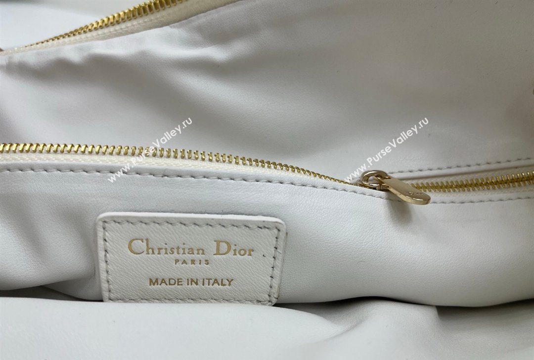 Dior Cannage - Quilted Leather Tote Bag White 2026 DR012601 (XXG-260126003)