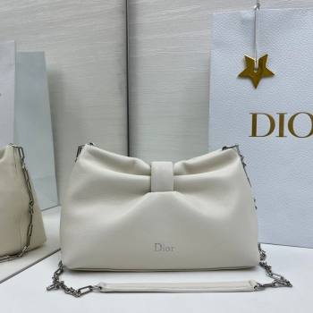 Dior Bow Small Bag in Lambskin Leather White 2026 0715PUQO (XXG-260124033)