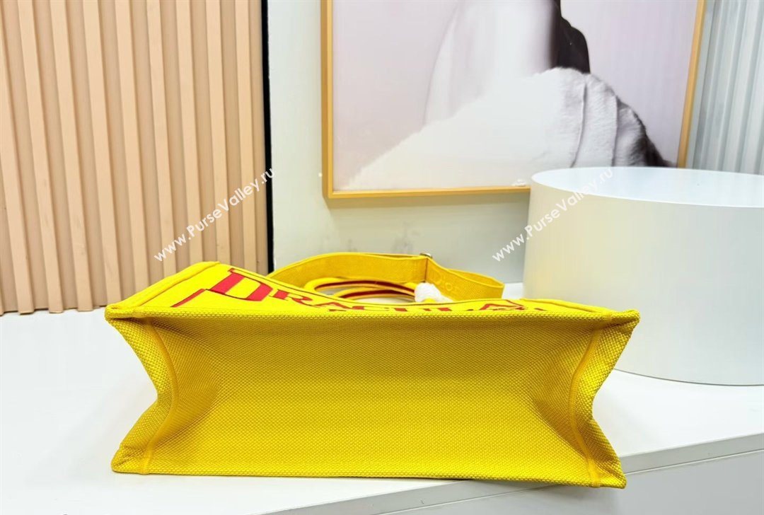 Dior Large Book Tote Bag in Yellow and Red Book Cover Embroidery 2026 8833 (BF-260127040)