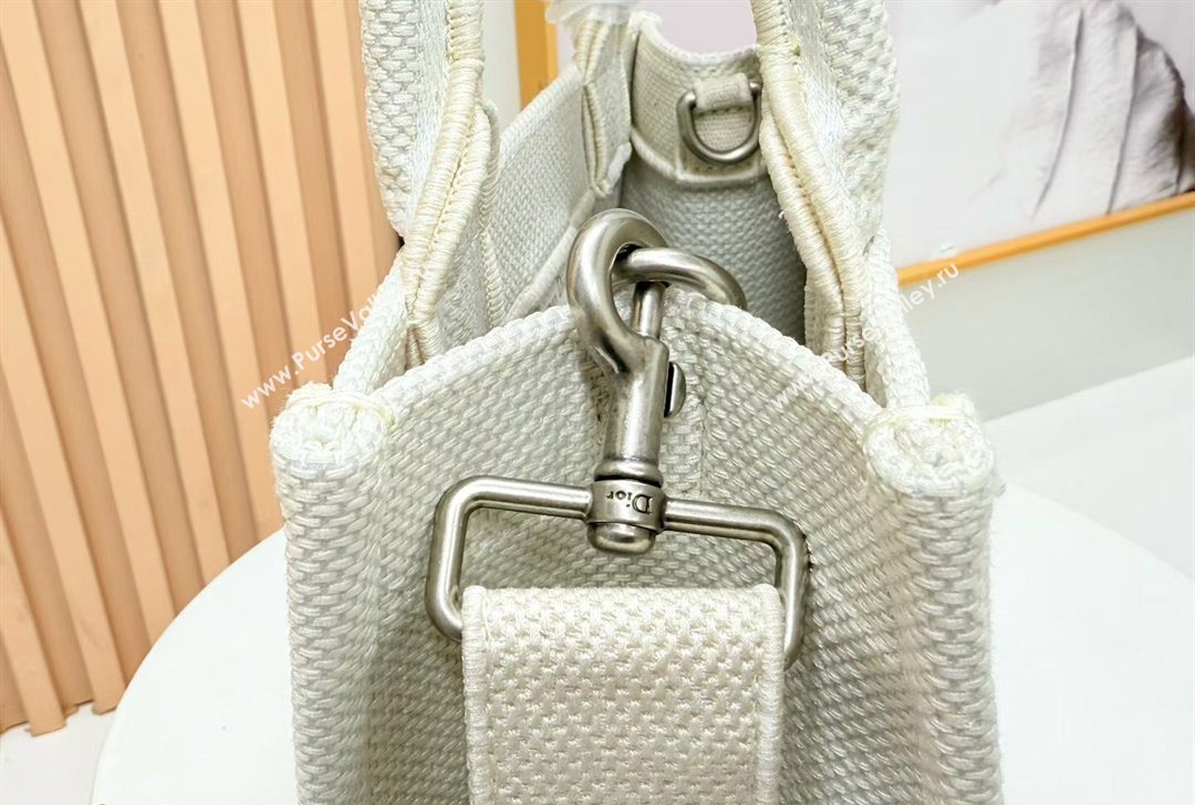 Dior Small Book Tote Bag in Yellow and Red Book Cover Embroidery 2026 8834 (BF-260127045)