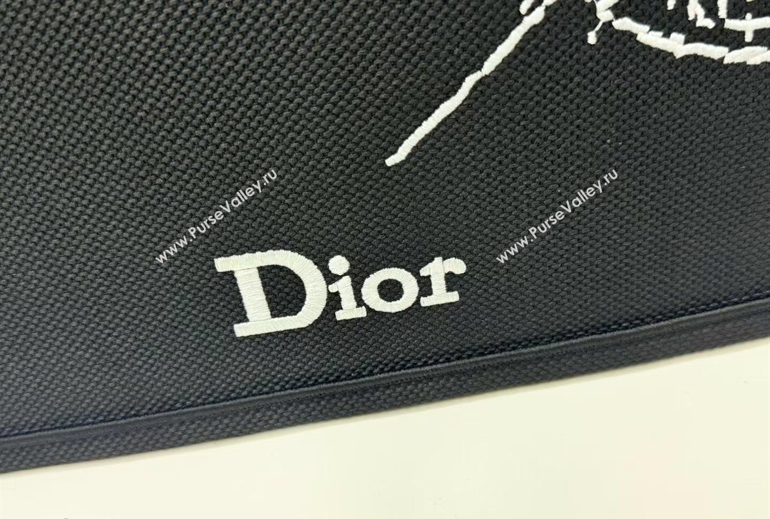 Dior Large Book Tote Bag in Black Sparkle Embroidery 2026 8833 (BF-260127070)