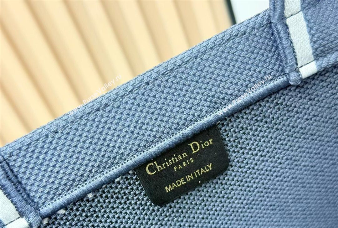 Dior Large Book Tote Bag in Grey and White Book Cover Embroidery 2026 8834 (BF-260127049)