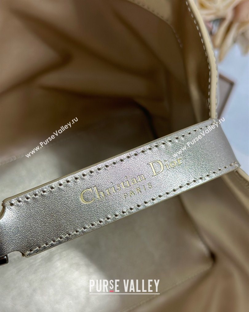 Dior Large Toujours Tote bag in Macrocannage Calfskin Leather Gold-Tone 2026 (XXG-260126097)