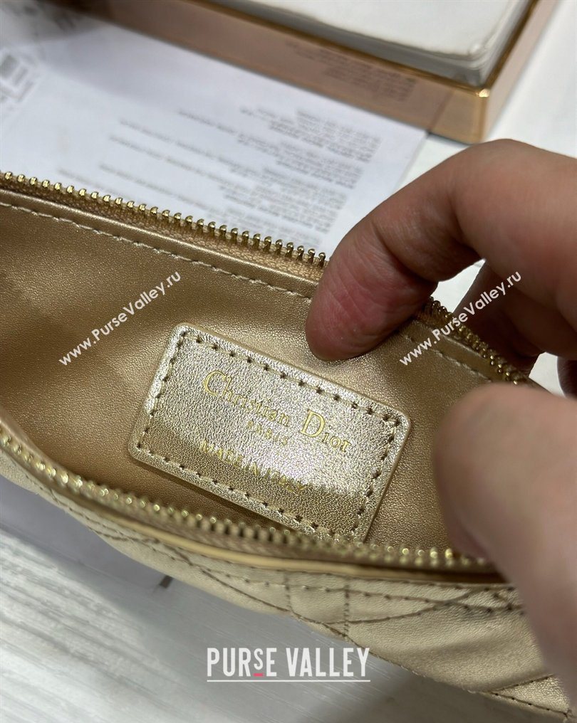 Dior Small Toujours Tote bag in Macrocannage Calfskin Leather Gold-Tone 2026 (XXG-260126101)