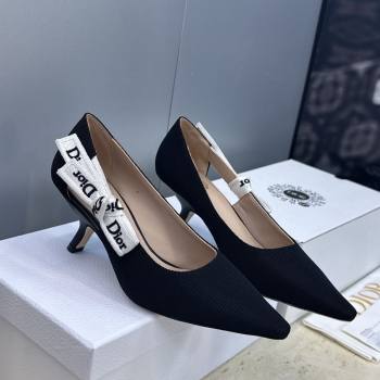 Dior JAdior Pumps 6.5cm in Technical Fabric Black 2026 DR030201 (JC-260302056)