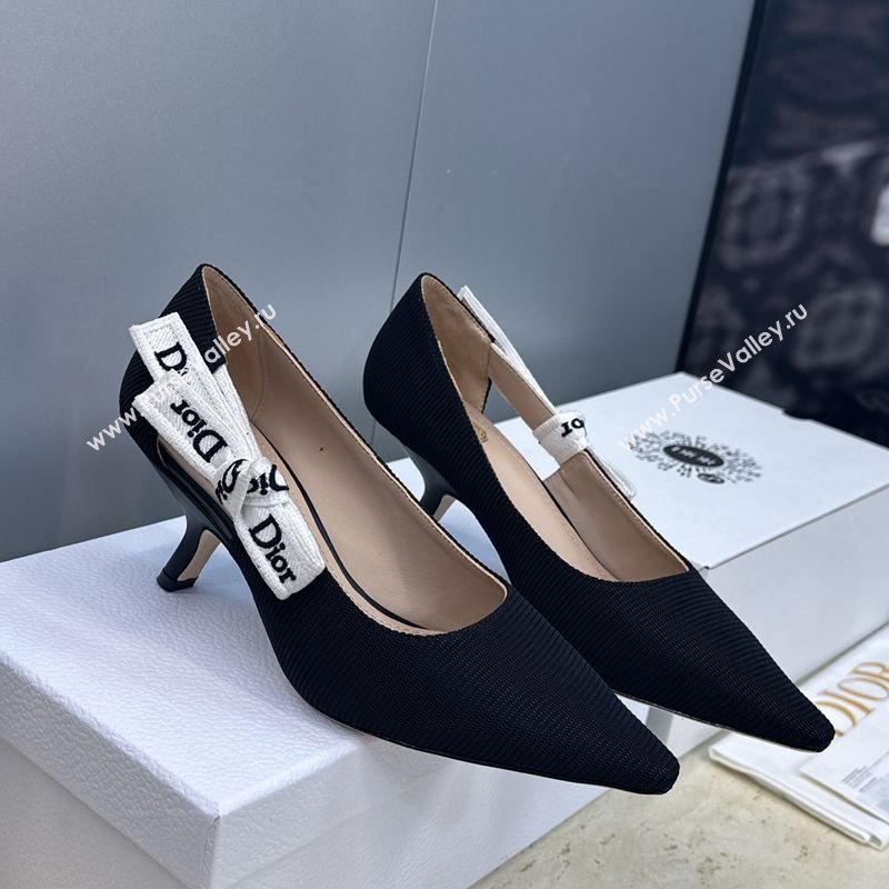 Dior JAdior Pumps 6.5cm in Technical Fabric Black 2026 DR030201 (JC-260302056)
