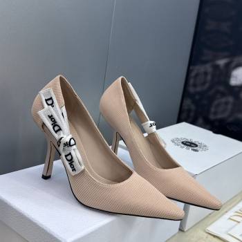 Dior JAdior Pumps 9.5cm in Technical Fabric Nude Pink 2026 DR030201 (JC-260302055)