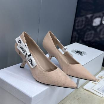 Dior JAdior Pumps 6.5cm in Technical Fabric Nude Pink 2026 DR030201 (JC-260302057)
