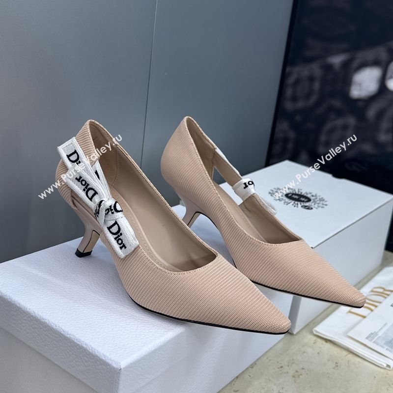 Dior JAdior Pumps 6.5cm in Technical Fabric Nude Pink 2026 DR030201 (JC-260302057)