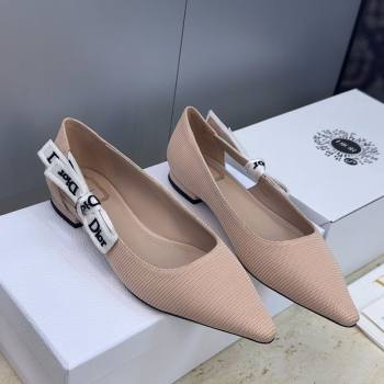 Dior JAdior Ballets Flat in Technical Fabric Nude Pink 2026 DR030201 (JC-260302059)