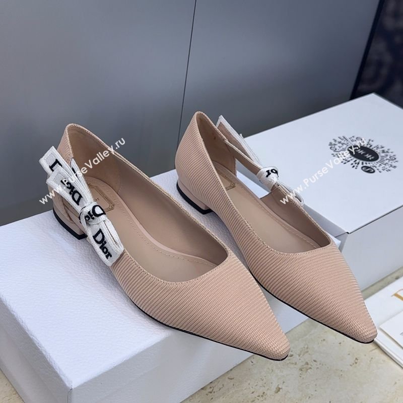Dior JAdior Ballets Flat in Technical Fabric Nude Pink 2026 DR030201 (JC-260302059)