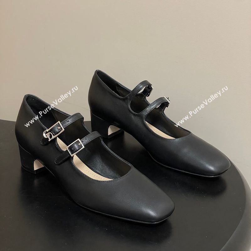 Dior Cherie Pumps 4cm in Supple Calfskin Leather Black 2026 0303 (MD-260303005)