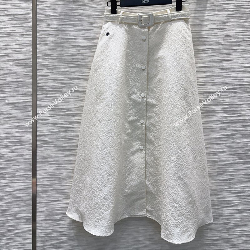 Dior Long Skirt White 2026 DR031102 (QI-260311071)