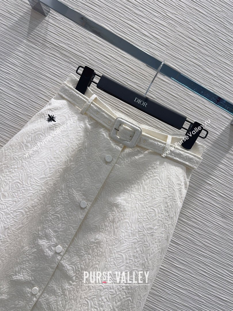 Dior Long Skirt White 2026 DR031102 (QI-260311071)