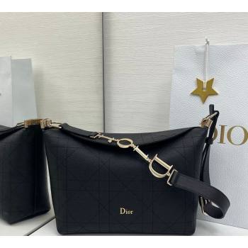 Dior Small Diorly Bag in Cannage Flat Calfskin Leather Black 2026 (XXG-260408102)