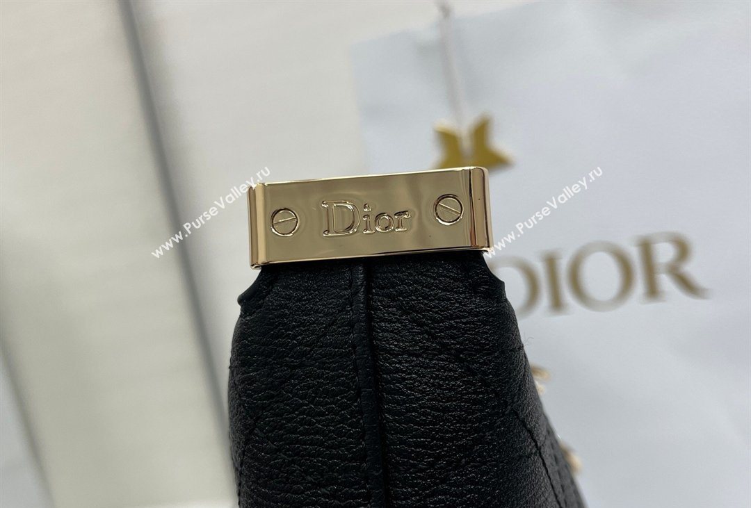 Dior Small Diorly Bag in Cannage Flat Calfskin Leather Black 2026 (XXG-260408102)