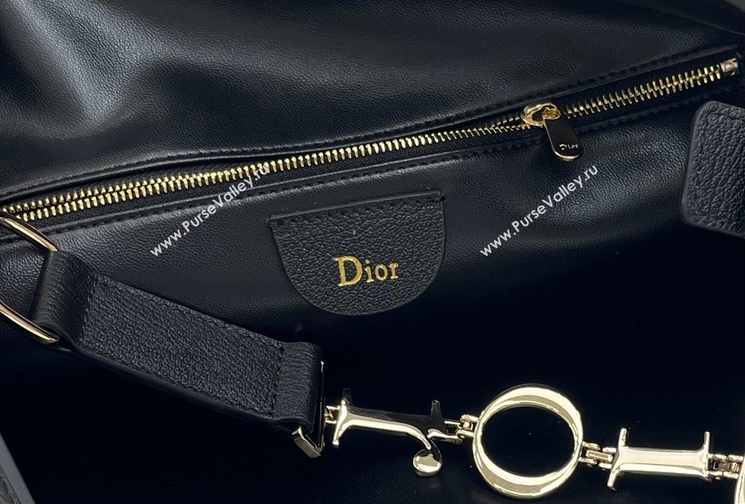 Dior Small Diorly Bag in Cannage Flat Calfskin Leather Black 2026 (XXG-260408102)