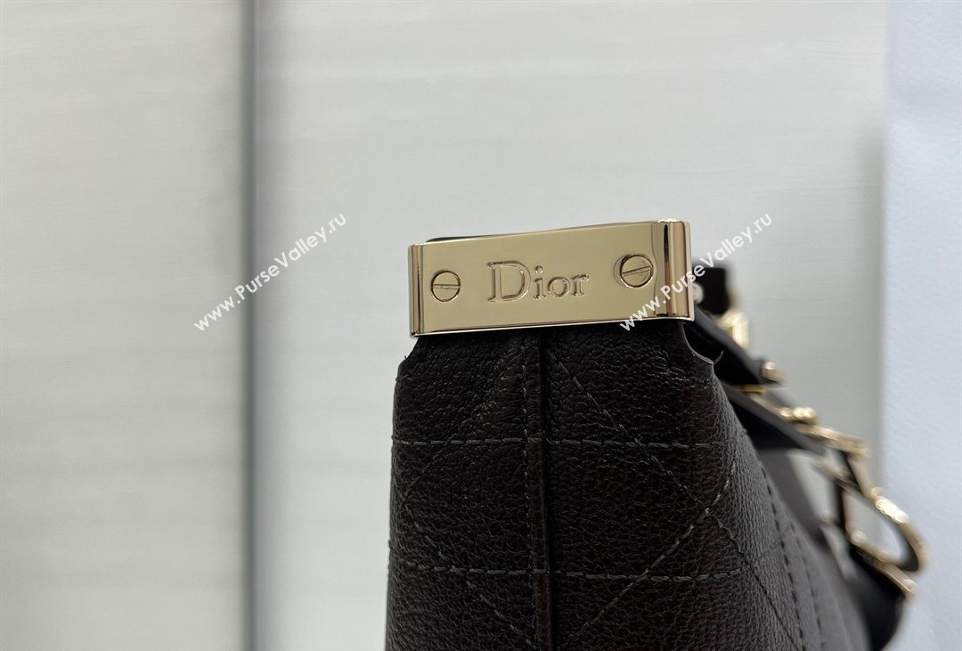 Dior Small Diorly Bag in Cannage Flat Calfskin Leather Brown 2026 (XXG-260408103)