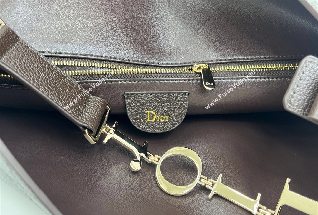 Dior Medium Diorly Bag in Cannage Flat Calfskin Leather Brown 2026 (XXG-260408107)