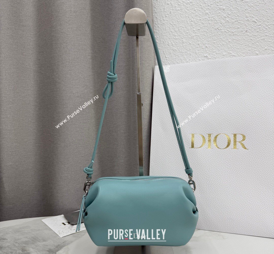 Dior Bow Pouch Bag in Lambskin Leather Green 2026 S3900 (BF-260409007)