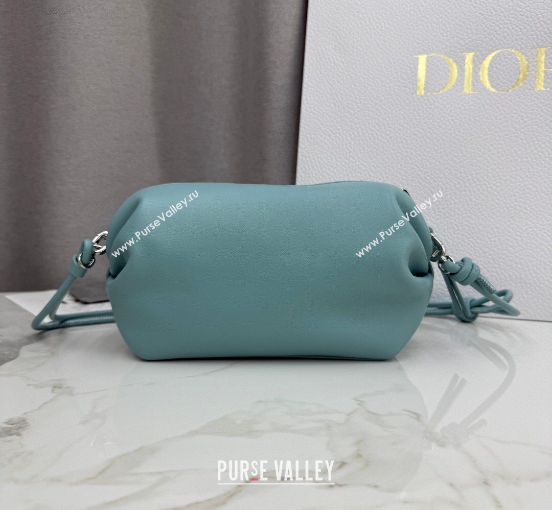 Dior Bow Pouch Bag in Lambskin Leather Green 2026 S3900 (BF-260409007)