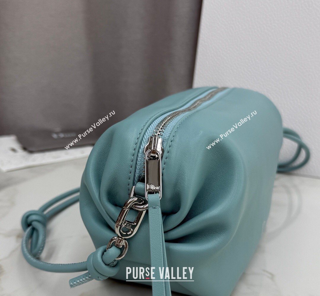 Dior Bow Pouch Bag in Lambskin Leather Green 2026 S3900 (BF-260409007)