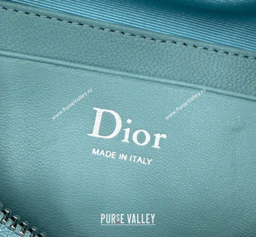 Dior Bow Pouch Bag in Lambskin Leather Green 2026 S3900 (BF-260409007)